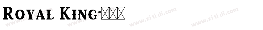 Royal King字体转换